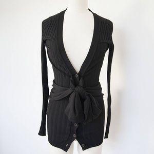 ❌SOLD❌ Balenciaga 2008 Bow V Neck Cardigan Sweater